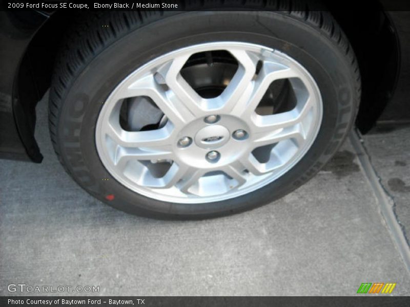 Ebony Black / Medium Stone 2009 Ford Focus SE Coupe