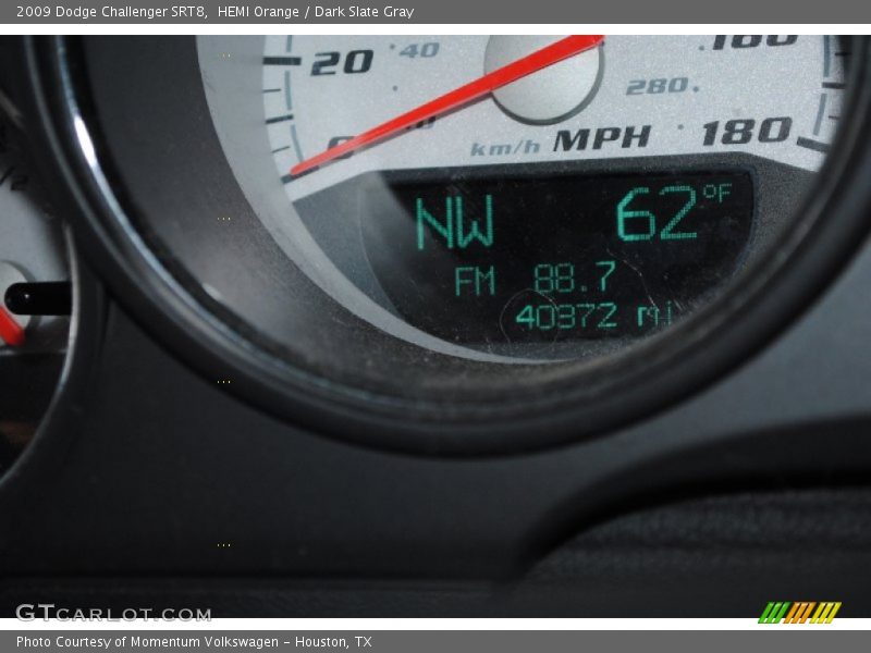 HEMI Orange / Dark Slate Gray 2009 Dodge Challenger SRT8