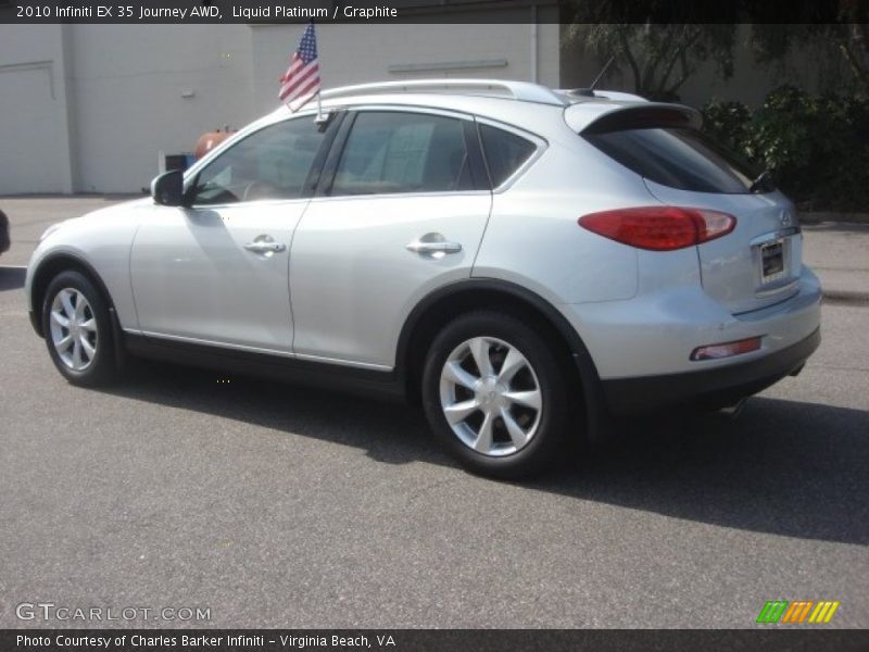 Liquid Platinum / Graphite 2010 Infiniti EX 35 Journey AWD
