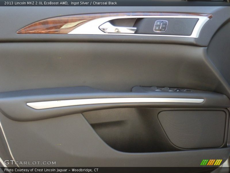 Ingot Silver / Charcoal Black 2013 Lincoln MKZ 2.0L EcoBoost AWD