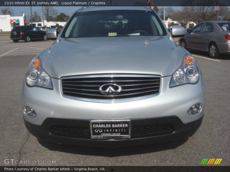 Liquid Platinum / Graphite 2010 Infiniti EX 35 Journey AWD