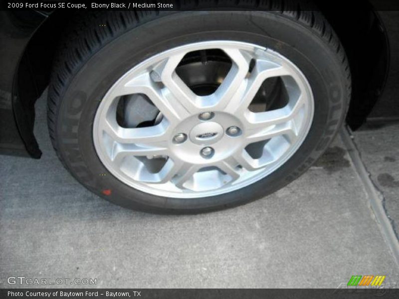 Ebony Black / Medium Stone 2009 Ford Focus SE Coupe