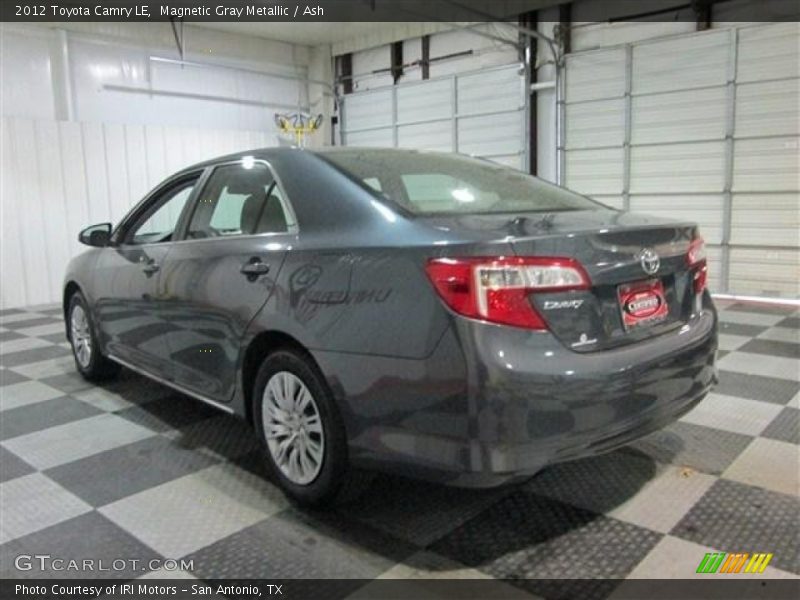 Magnetic Gray Metallic / Ash 2012 Toyota Camry LE