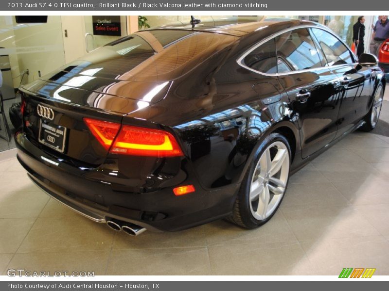 Brilliant Black / Black Valcona leather with diamond stitching 2013 Audi S7 4.0 TFSI quattro