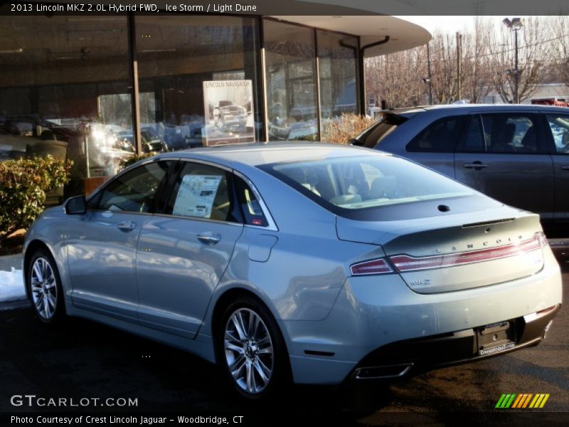 Ice Storm / Light Dune 2013 Lincoln MKZ 2.0L Hybrid FWD