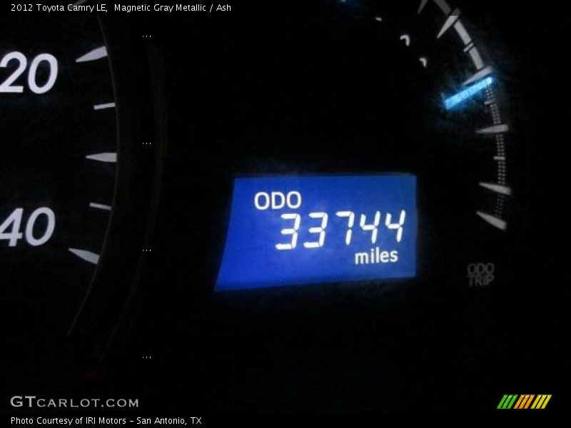 Magnetic Gray Metallic / Ash 2012 Toyota Camry LE