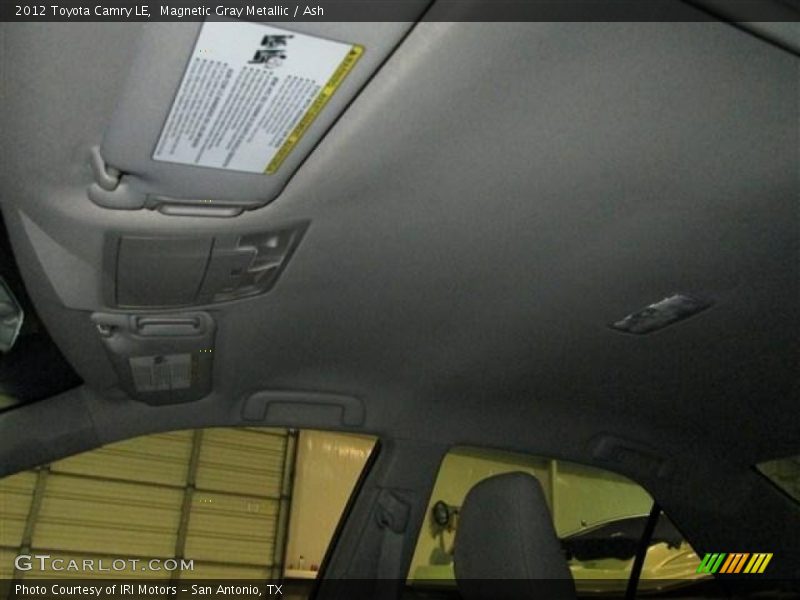 Magnetic Gray Metallic / Ash 2012 Toyota Camry LE