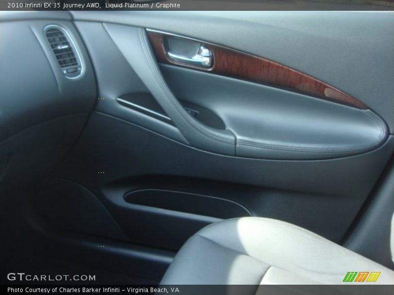 Liquid Platinum / Graphite 2010 Infiniti EX 35 Journey AWD