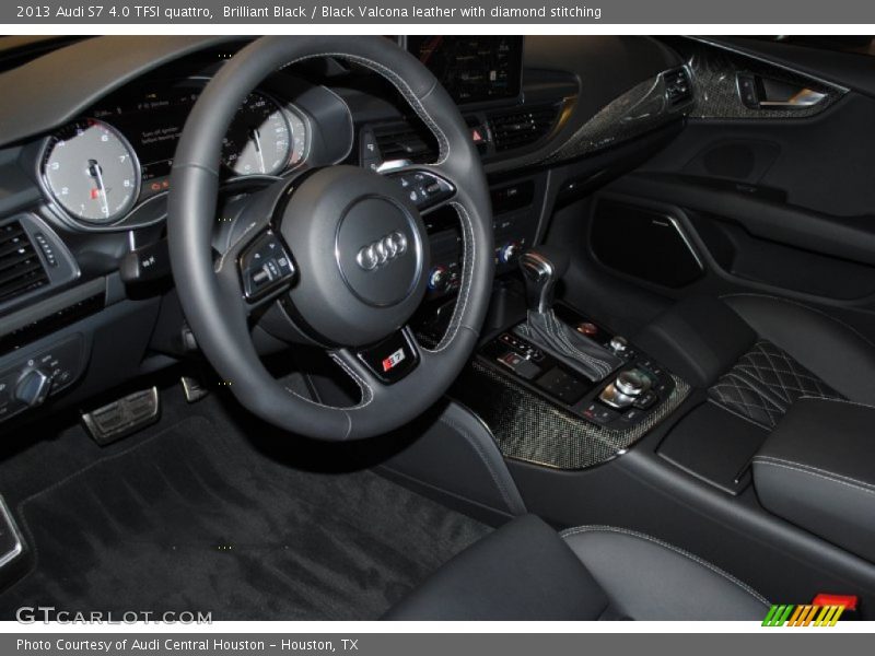 Brilliant Black / Black Valcona leather with diamond stitching 2013 Audi S7 4.0 TFSI quattro