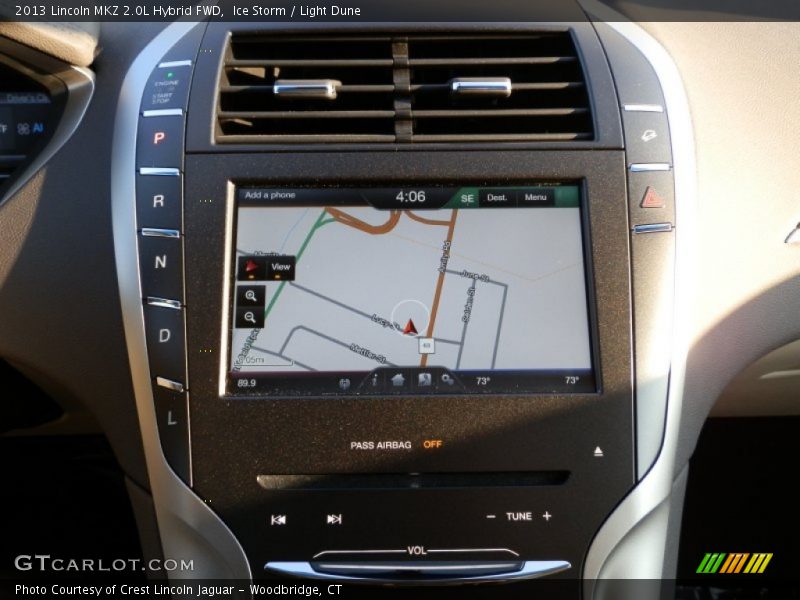 Navigation of 2013 MKZ 2.0L Hybrid FWD