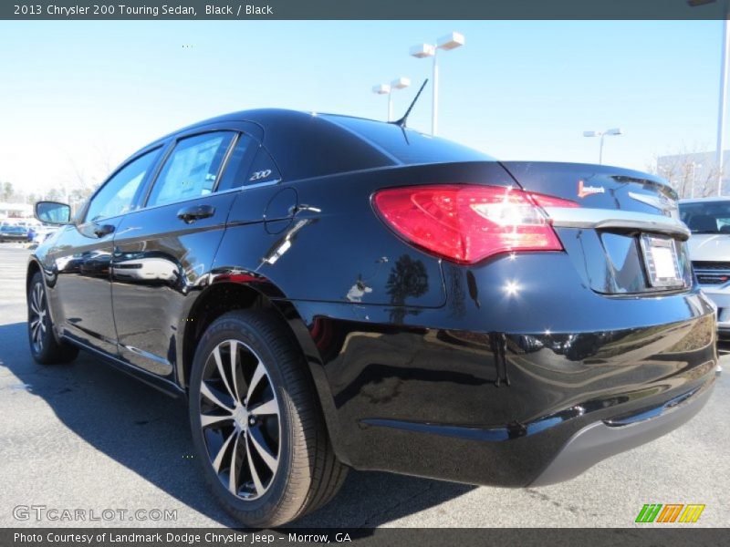Black / Black 2013 Chrysler 200 Touring Sedan