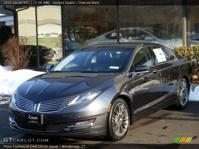 Smoked Quartz / Charcoal Black 2013 Lincoln MKZ 3.7L V6 AWD