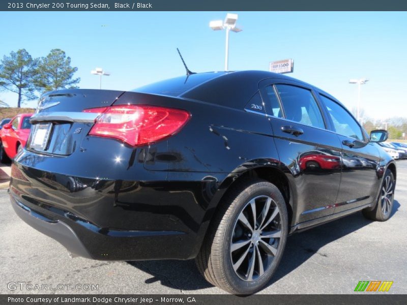 Black / Black 2013 Chrysler 200 Touring Sedan
