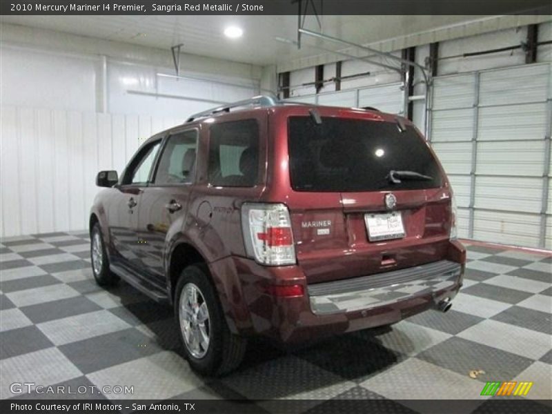 Sangria Red Metallic / Stone 2010 Mercury Mariner I4 Premier