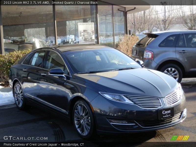 Smoked Quartz / Charcoal Black 2013 Lincoln MKZ 3.7L V6 AWD