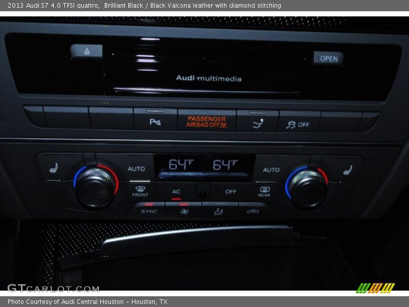 Brilliant Black / Black Valcona leather with diamond stitching 2013 Audi S7 4.0 TFSI quattro