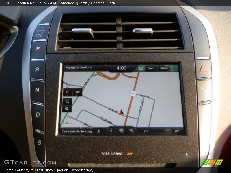 Navigation of 2013 MKZ 3.7L V6 AWD