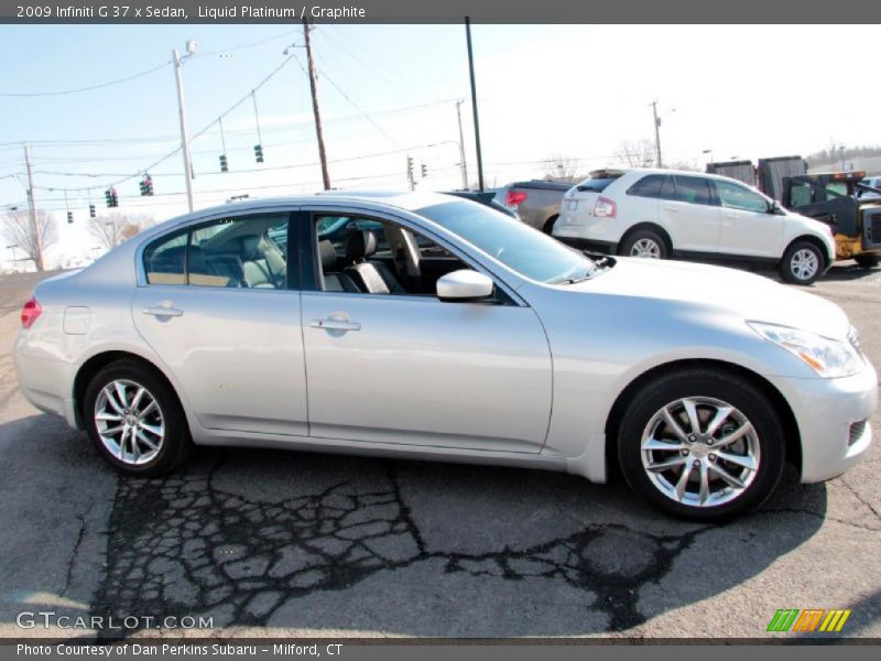Liquid Platinum / Graphite 2009 Infiniti G 37 x Sedan