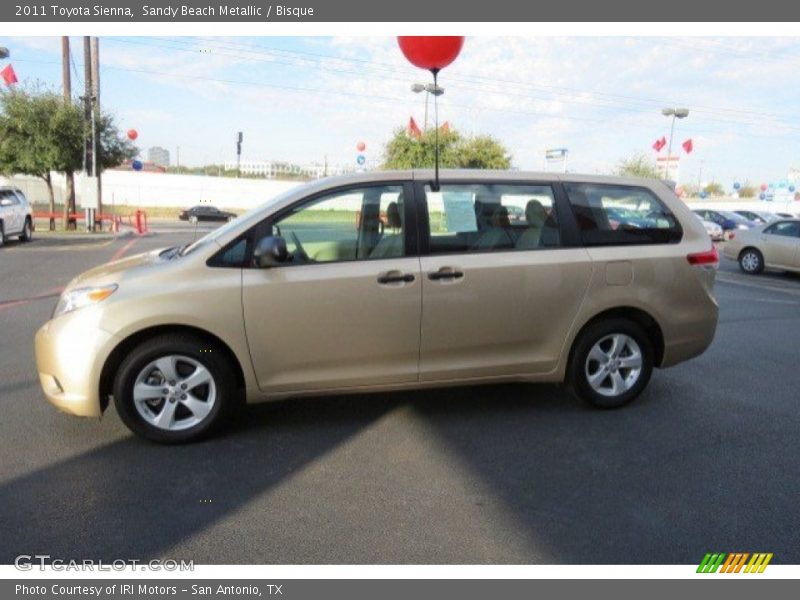 Sandy Beach Metallic / Bisque 2011 Toyota Sienna