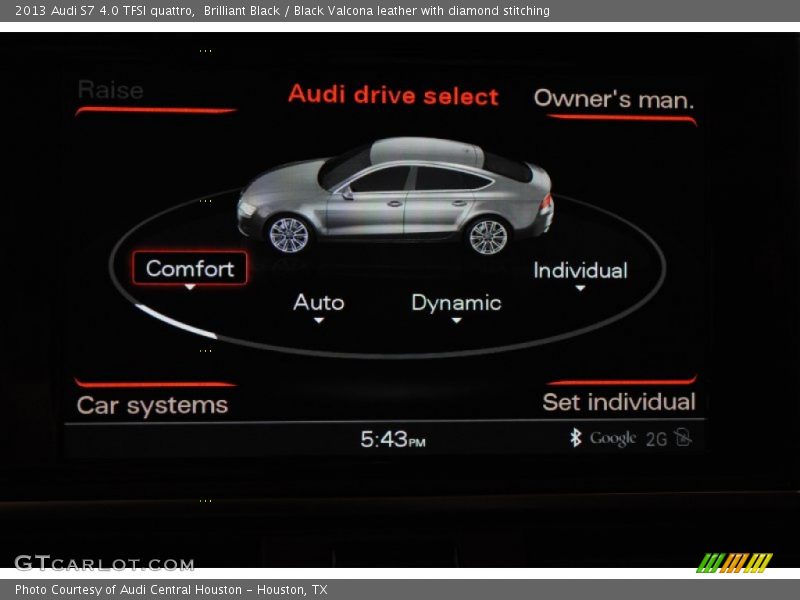 Brilliant Black / Black Valcona leather with diamond stitching 2013 Audi S7 4.0 TFSI quattro