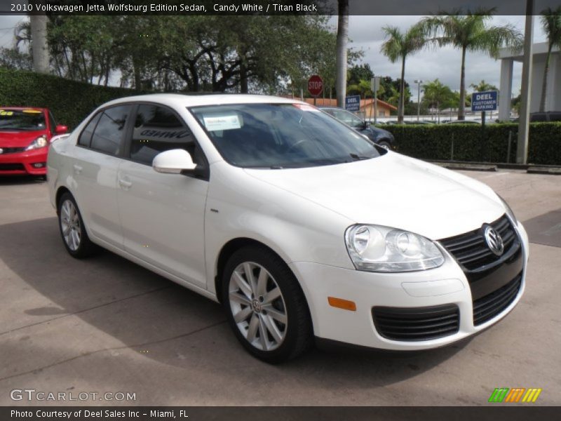 Front 3/4 View of 2010 Jetta Wolfsburg Edition Sedan