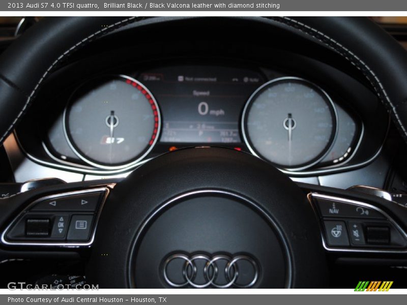 Brilliant Black / Black Valcona leather with diamond stitching 2013 Audi S7 4.0 TFSI quattro