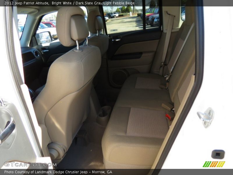 Bright White / Dark Slate Gray/Light Pebble Beige 2012 Jeep Patriot Altitude