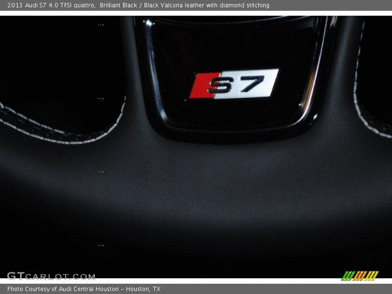 Brilliant Black / Black Valcona leather with diamond stitching 2013 Audi S7 4.0 TFSI quattro