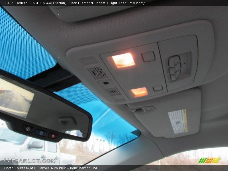 Black Diamond Tricoat / Light Titanium/Ebony 2012 Cadillac CTS 4 3.6 AWD Sedan
