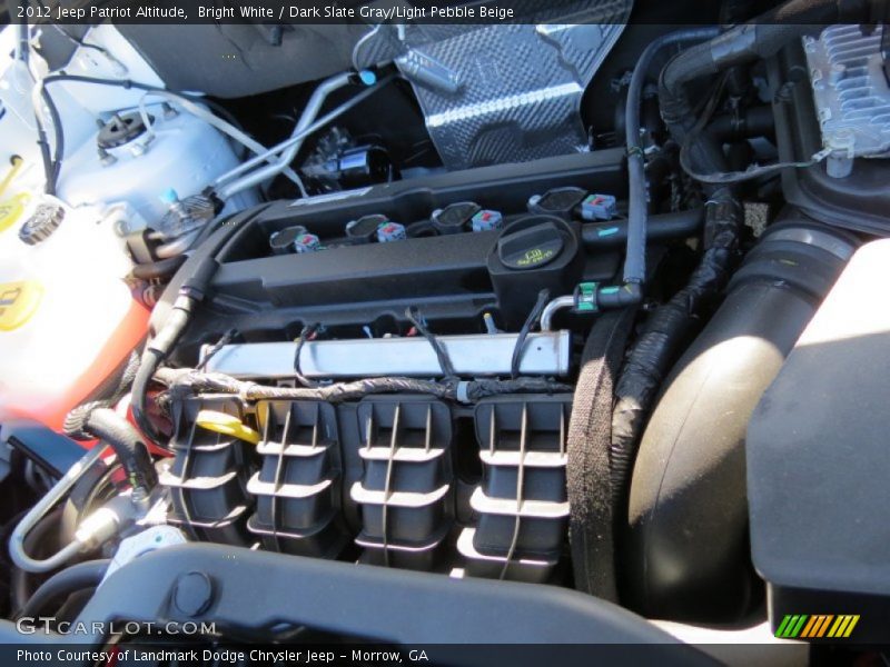 Bright White / Dark Slate Gray/Light Pebble Beige 2012 Jeep Patriot Altitude