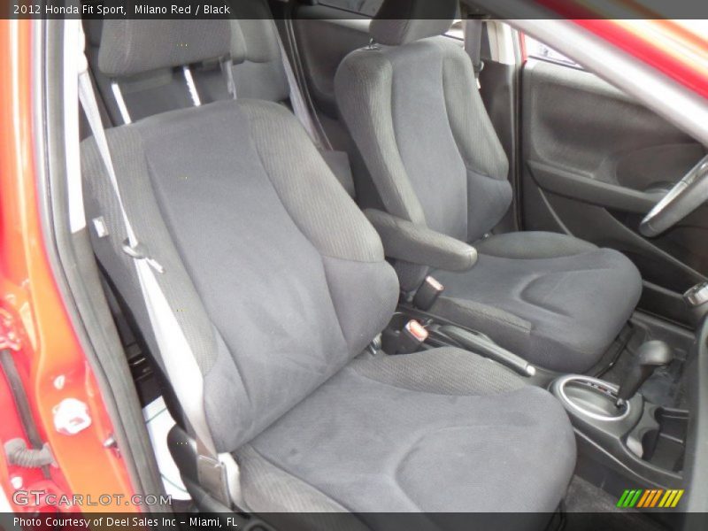 Milano Red / Black 2012 Honda Fit Sport