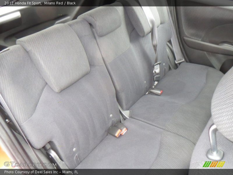 Milano Red / Black 2012 Honda Fit Sport