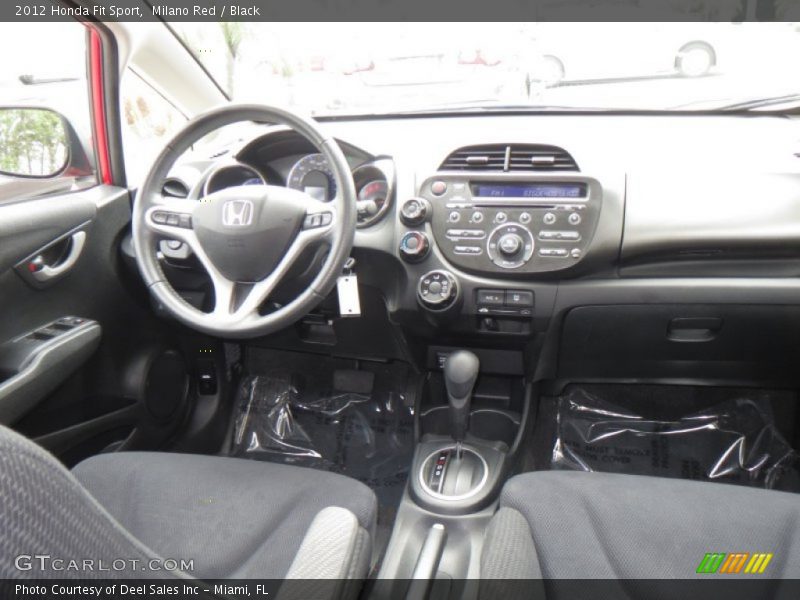 Milano Red / Black 2012 Honda Fit Sport