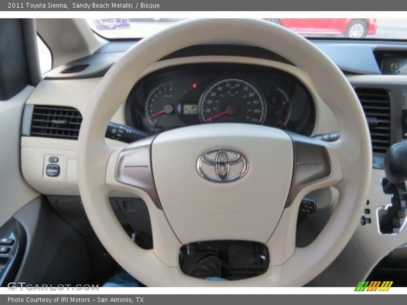 Sandy Beach Metallic / Bisque 2011 Toyota Sienna