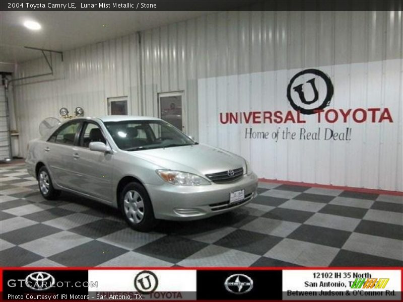 Lunar Mist Metallic / Stone 2004 Toyota Camry LE