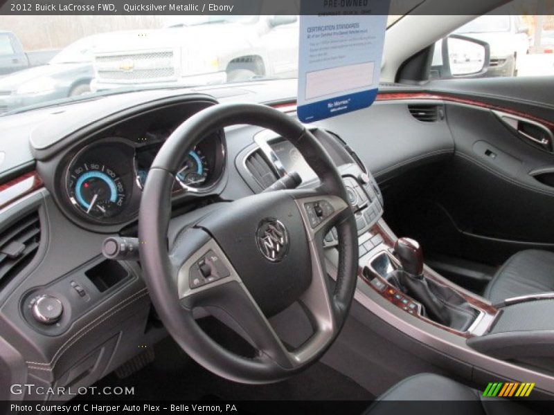 Quicksilver Metallic / Ebony 2012 Buick LaCrosse FWD