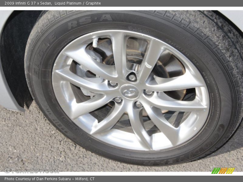 Liquid Platinum / Graphite 2009 Infiniti G 37 x Sedan