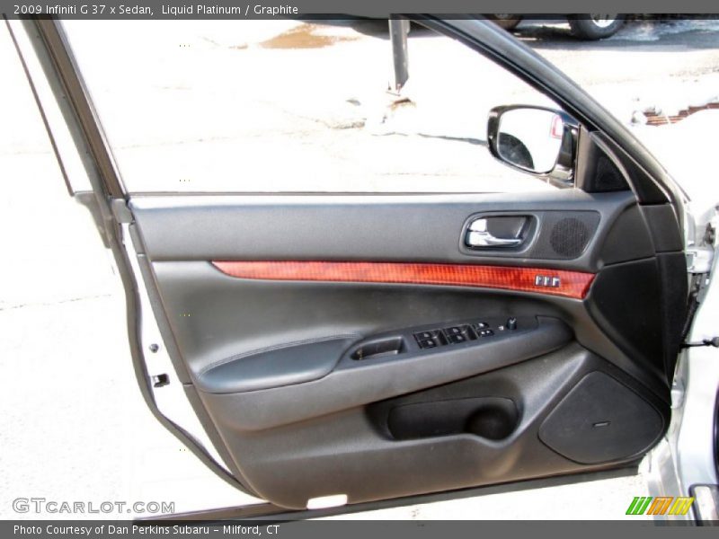 Liquid Platinum / Graphite 2009 Infiniti G 37 x Sedan
