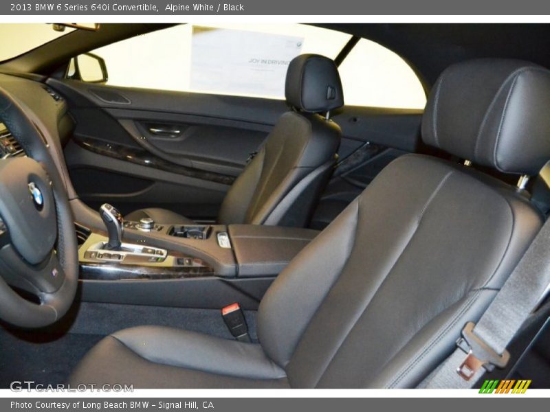 Alpine White / Black 2013 BMW 6 Series 640i Convertible