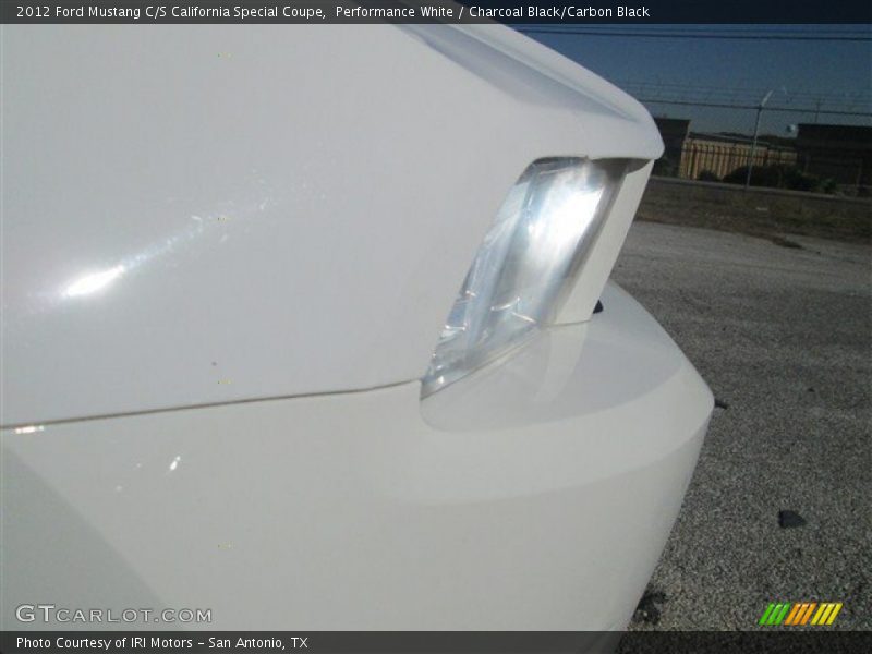 Performance White / Charcoal Black/Carbon Black 2012 Ford Mustang C/S California Special Coupe