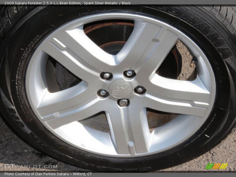 Spark Silver Metallic / Black 2009 Subaru Forester 2.5 X L.L.Bean Edition