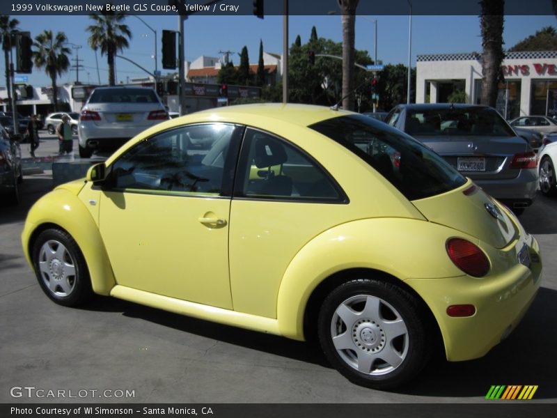 Yellow / Gray 1999 Volkswagen New Beetle GLS Coupe