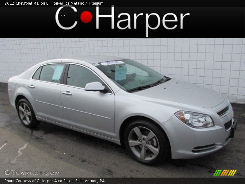 Silver Ice Metallic / Titanium 2012 Chevrolet Malibu LT