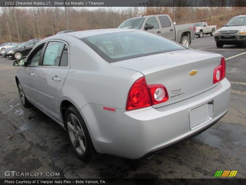 Silver Ice Metallic / Titanium 2012 Chevrolet Malibu LT