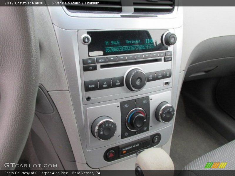 Silver Ice Metallic / Titanium 2012 Chevrolet Malibu LT