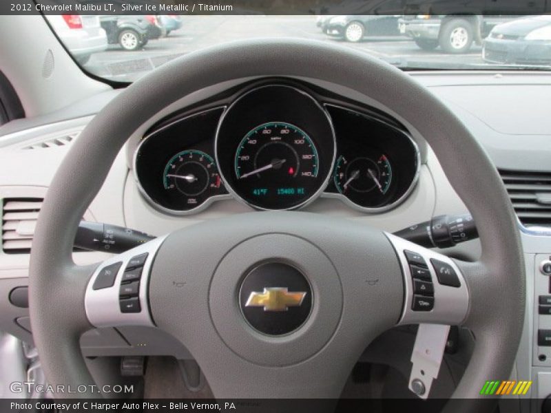 Silver Ice Metallic / Titanium 2012 Chevrolet Malibu LT