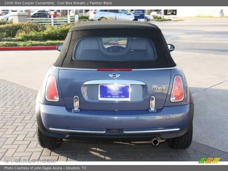 Cool Blue Metallic / Panther Black 2006 Mini Cooper Convertible