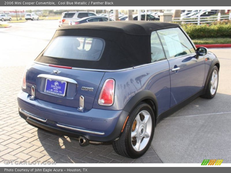 Cool Blue Metallic / Panther Black 2006 Mini Cooper Convertible