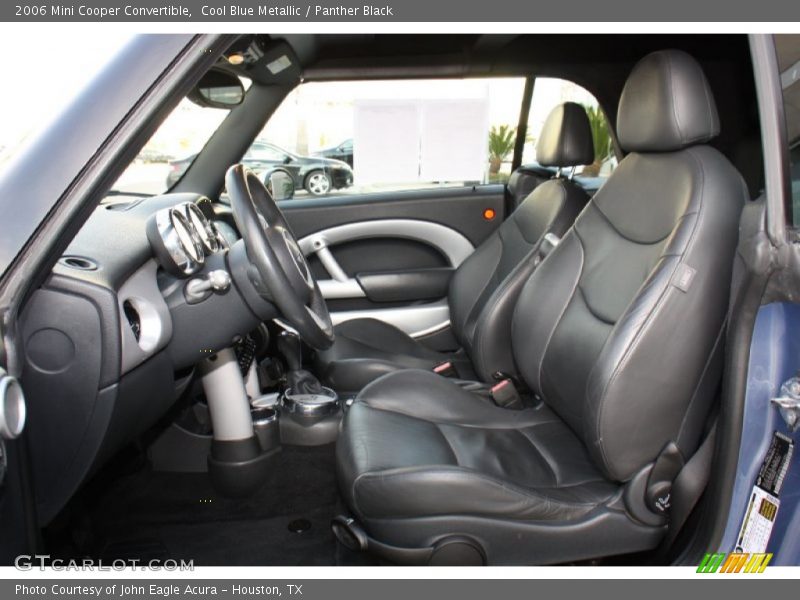 Front Seat of 2006 Cooper Convertible