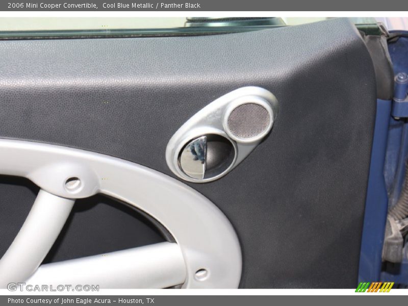 Cool Blue Metallic / Panther Black 2006 Mini Cooper Convertible